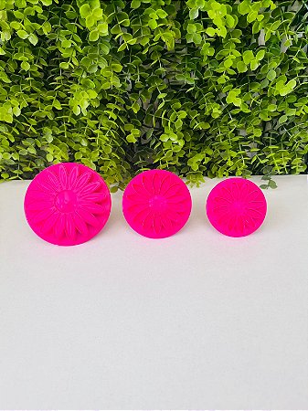 EJETOR MARGARIDA P/ DOCES E BISCUIT 3 PÇS-PRIME CHEF