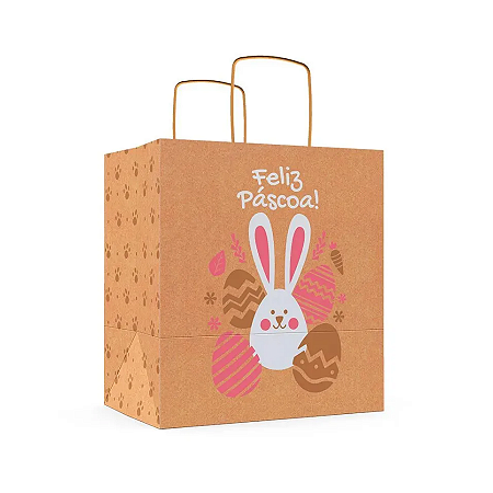 SACOLA ECO M OVINHOS PÁSCOA PCT C/10UN C4714 IDEIA