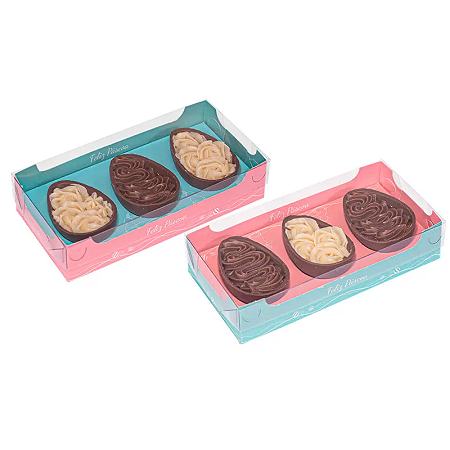 CX ENCANTO KIDS 3X50G DUPLA FACE PÁSCOA AZUL E ROSA PCT C/5UN C4797 IDEIA