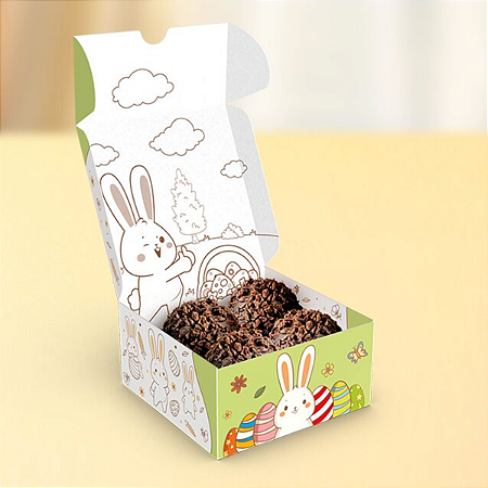 CAIXA 4 DOCES PRACTICE PASCOA COLORIR PCT C/ 10 UNIDADES C5873 IDEIA