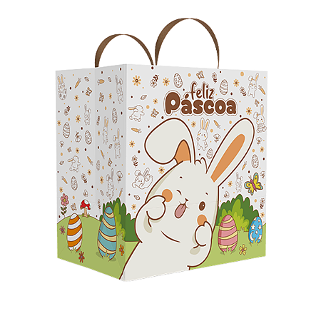 SACOLA M - PASCOA COLORIR - PCT C/ 10 UNIDADES C5900