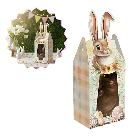 SACO C/ ORELHA - PASCOA ENCANTOS - PCT C/ 10 UNIDADES C5845