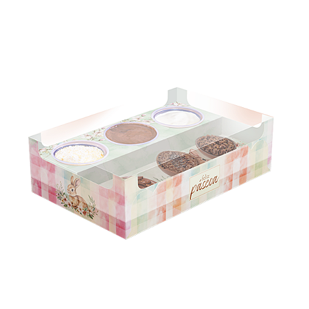 CX MINI CONFEITEIRO FONDUE KIDS - PASCOA ENCANTOS - PCT C/ 5 UNIDADES C5891