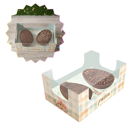 CAIXA MINI OVOS ENCANTO 2 X 50G - PASCOA ENCANTOS - PCT C/ 10 UNIDADES C5798