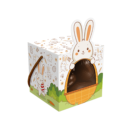 CAIXA C/ ALCA E VISOR - PASCOA COLORIR - PCT C/ 10 UNIDADES C5776