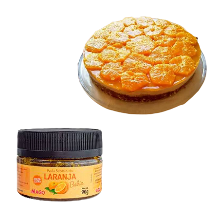 Pasta Saborizante Laranja 90g Caldas Massas Mago