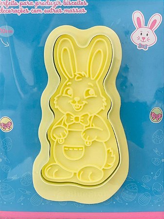 Cortador c/ Carimbo Páscoa BlueStar - Coelho