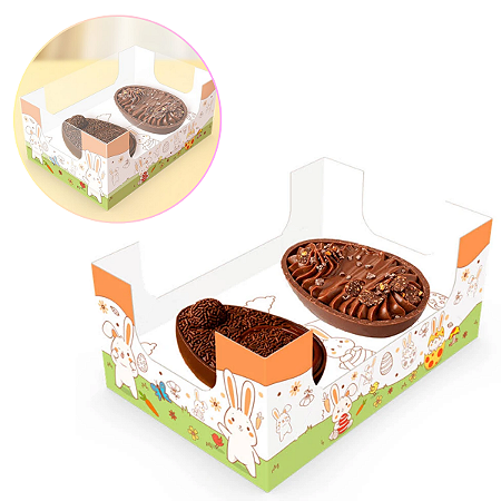 CAIXA MINI OVOS ENCANTO 2 X 50G - PASCOA COLORIR - PCT C/ 10 UNIDADES C5812