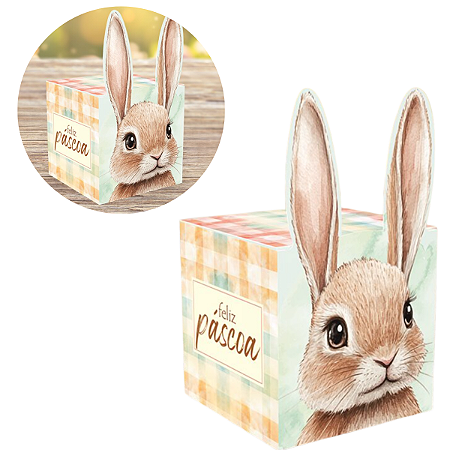 10 Caixas Pop Up Orelhas Páscoa Encantos C5854 Ideia