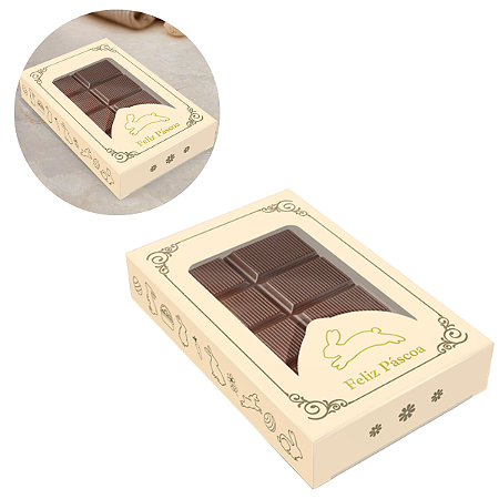 10 Caixas Tablete P Páscoa Luz C5945 Ideia