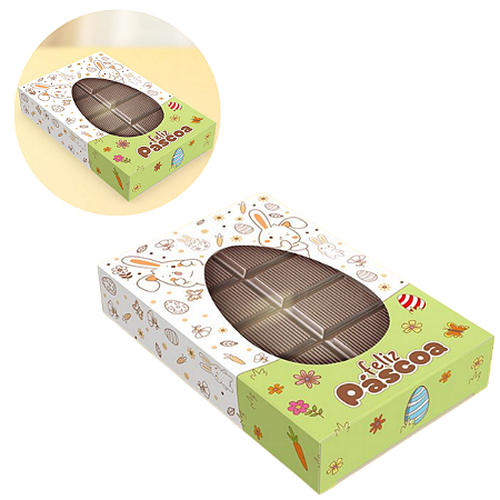 10 Caixas Tablete P Páscoa Colorir C5943 Ideia