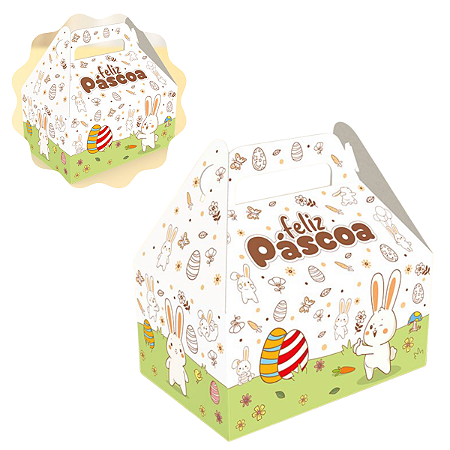 10 Maletinhas Páscoa Colorir C5814 Ideia
