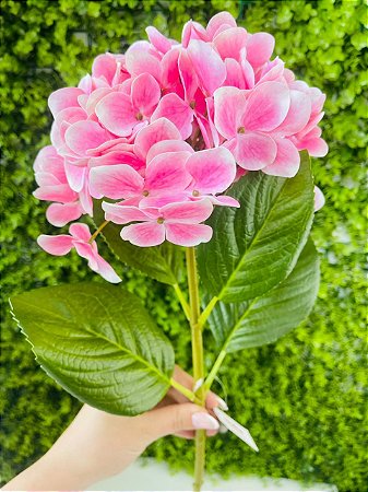 Haste Hortênsia 63cm Rosa C/ 1un Cromus