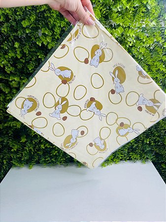 25 Saco p/ Ovo Pratik 35cmx35cm 250/350g Páscoa Albano - Carinho e Docinho Barbante