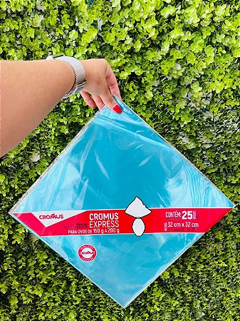 Express Turquesa 32x32 150/200g Pct C/25un Cromus 88500350