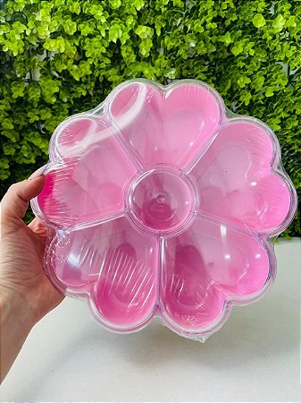 Fondue Box Flor De Corações (Petisqueira) Rosa Candy - BlueStar