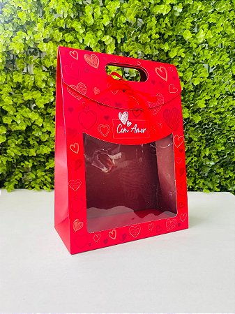 10 Maletas Com Visor E Alça Amor Em Caixa Mães Namorados Presentes C5968 Ideia