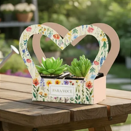 10 Mimos Com Recorte Em Coração Atelier Das Flores Dia Das Mães Namorados Presentes Plantas C6011 Ideia