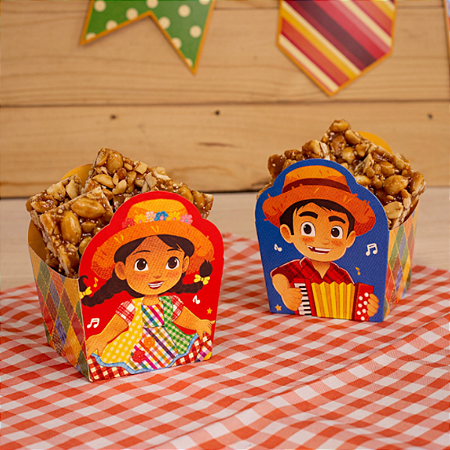 10 Cachepot Caipirinhas Nosso Arraiá Festa Junina Decoração Mesa Doces Pipoca C6015 Ideia