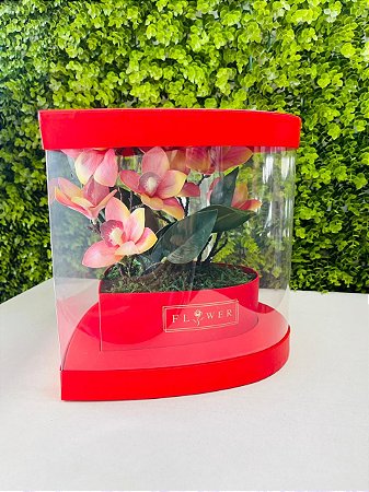 Caixa Coração Vermelho 26x26x25,5 Cromus 39001716