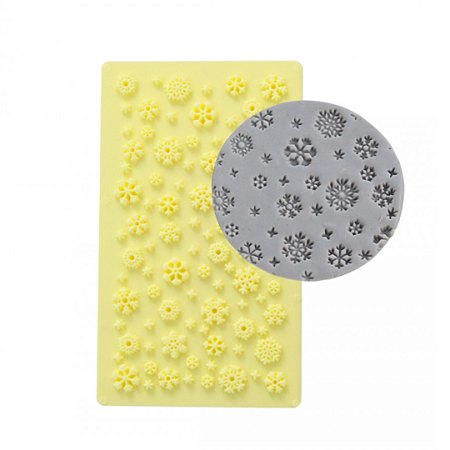 Marcador de Pasta Americana e Biscuit Flocos de Neve Blue Star