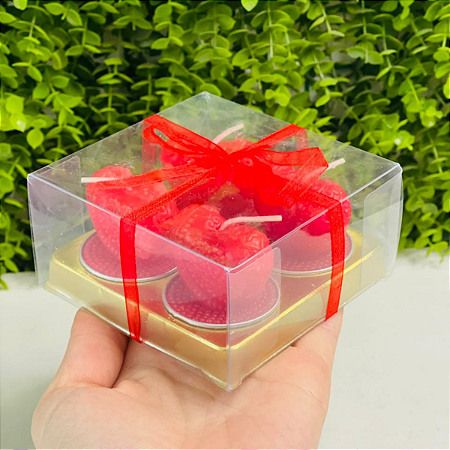 4 Velas Coração Diversos Decorativo Dia Dos Namorados Lembrancinhas Jantar Noivado Elegante V193 Silver