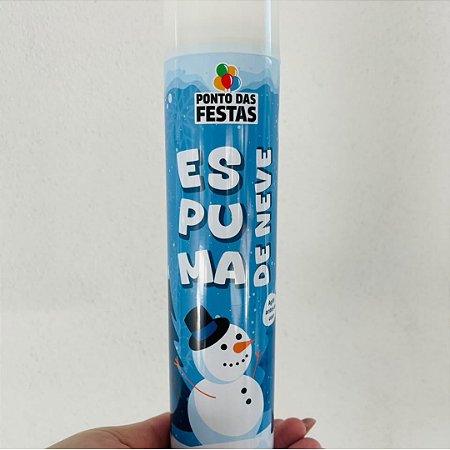 Spray Floco De Neve 240g Branco C/ 1un 400ml Branco Ponto Das Festas