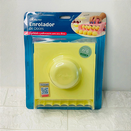 Enrolador de Doces Amarelo Blue Star - 8g
