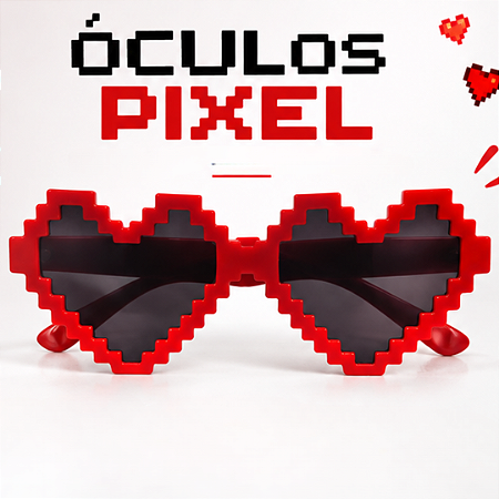 Óculos Coração Pixels HA466