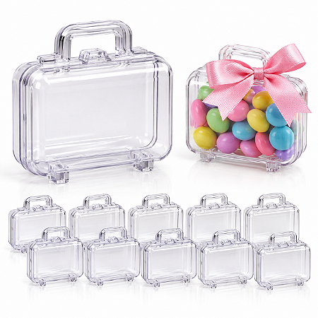 Maleta Pequena Transparente Pct/10un Tasil MLTP001