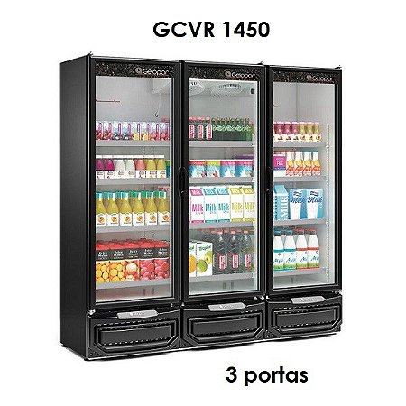 Refrigerador Vertical Conveniência GCVR-1450, GCVR-1950 e GCVR-2500