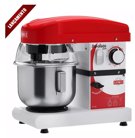 Batedeira com pedestal industrial G.Paniz Bambina BP-05B branca 50 Hz x 60 Hz 127 V/220 V