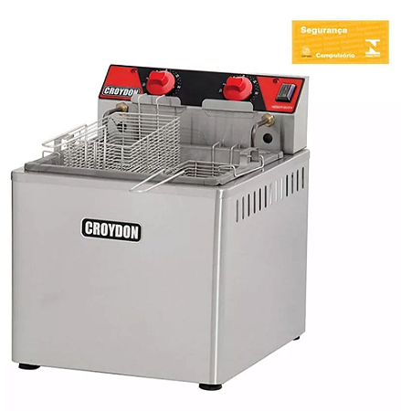 Fritadeira Zona Fria 15 Litros De Mesa Fzm8 Croydon 220v