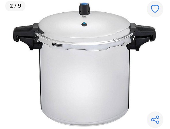 Panela de pressão 20 litros Nigro fechamento externo