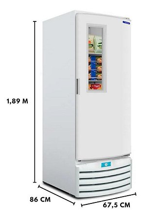 Freezer vertical Metalfrio 531 litros tripla ação 2 de garantia