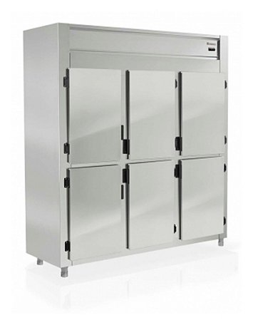 Geladeira Grep 6 portas inox Gelopar a melhor da categoria