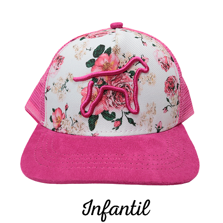 Boné Infantil Feminino Rosa V09-I-02 Cusco