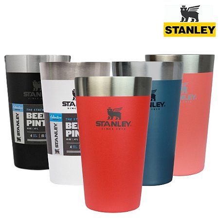 COPO S TAMPA STANLEY 473ml FLAME RED - TOCA DO MILICO