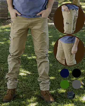 Calça Cargo Masculina Expedição BOM73 Cusco