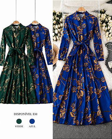 Vestido Requinte c/Amarração - Rancho