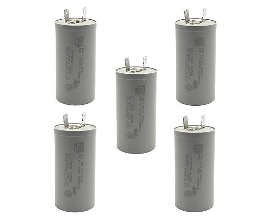 5x Capacitor 45uf 127v Lavadoras Electrolux Brastemp Consul