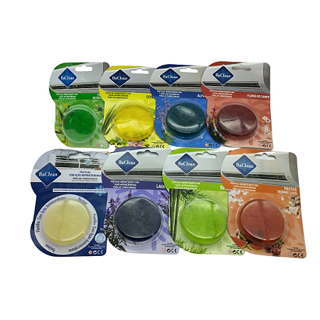 Kit 8 Pastilhas Bactericidas Aromatizantes Ar Condicionado