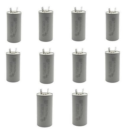 Kit 10 Capacitor 45uf 127v Brastemp Consul 326066187