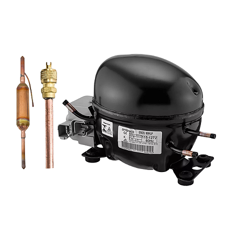 Motor Compressor 1/4 EM2U80HLP R134A Embraco 110V + Brindes