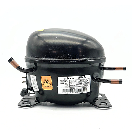 Compressor Embraco 1/5 HP Inverter VEMX9C Gás R600A Bivolt W10441742