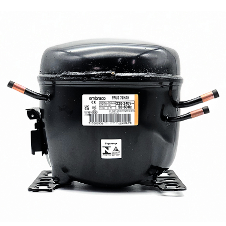 Motor Compressor 1/4 HP FFUS70HAK Embraco Gás R134A 220V