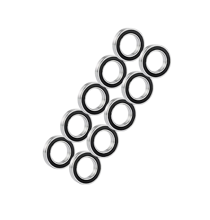 Kit 10 Rolamentos 6802 2RS 15x24x5 Mecanismo Electrolux