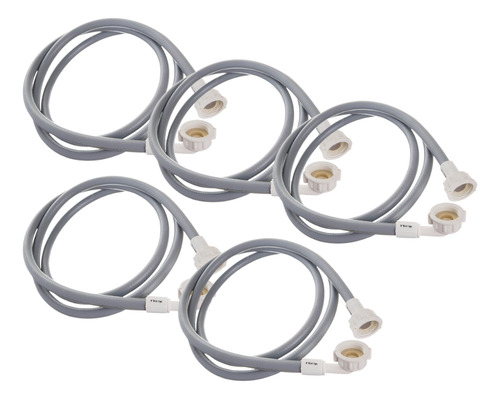 Kit 5x Mangueiras Entrada 2 Metros Universal Brastemp Consul