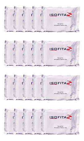 Kit 20x Fitas Pvc 100mm X 10m Refrigeração Ar Condicionado
