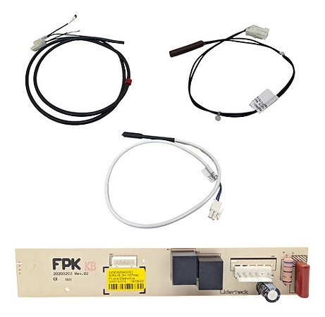 Kit Placa Sensor Fusível Resistencia Dreno Continental 110v